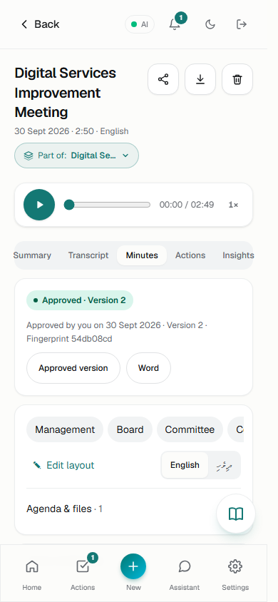 Minutes at 390×844